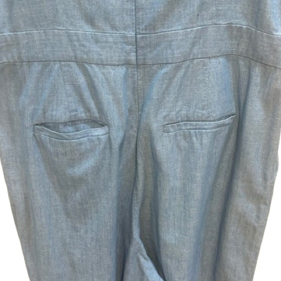 NWOT J. Crew Chambray Jumpsuit Blue Size 12Tall - Picture 9 of 10
